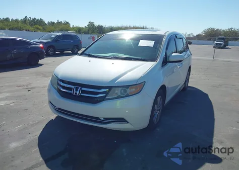 2015 Honda Odyssey Ex-L from USA, damaged, VIN 5FNRL5H63FB128893